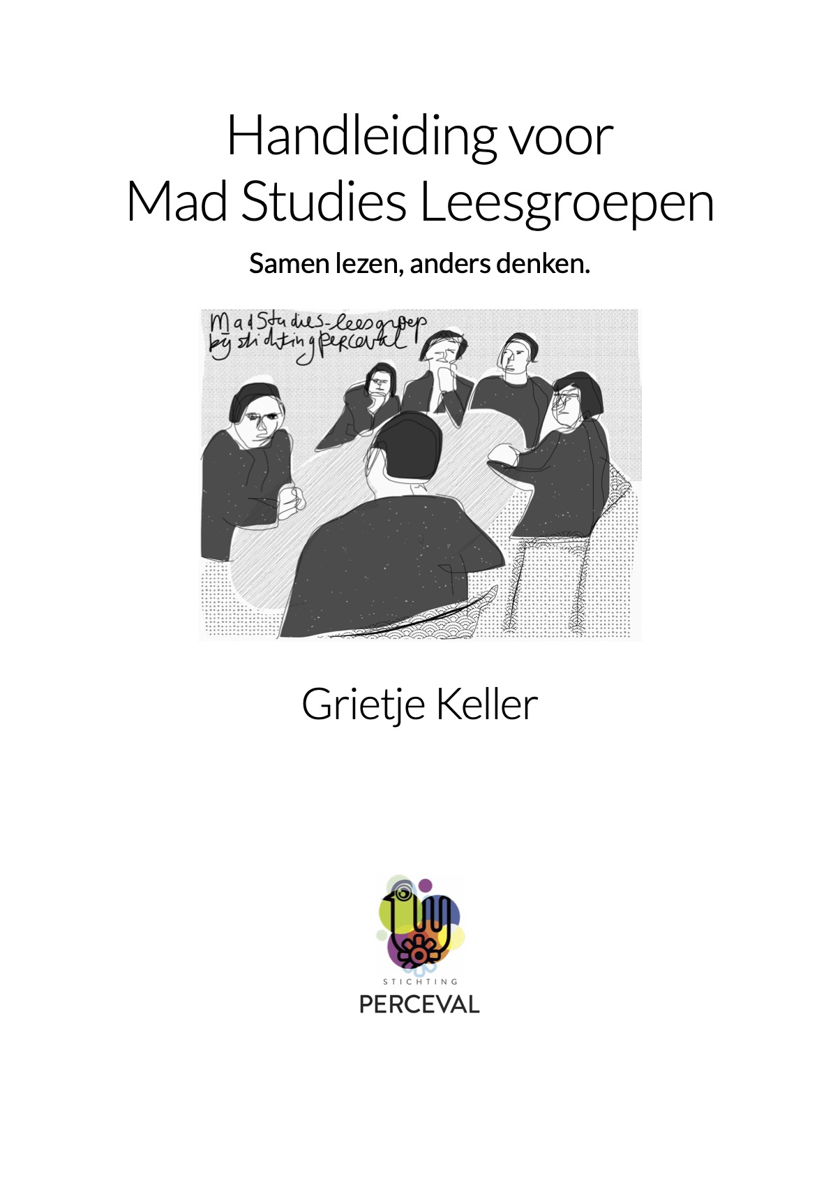 Voorkant van de Handleiding Mad Studies leesgroepen organiseren